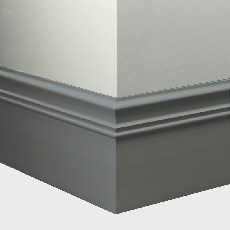 Tarkett Millwork Monarch Storm Cloud 6 inch 8 feet