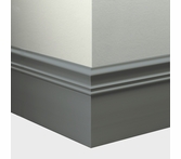 Tarkett Millwork Monarch Storm Cloud 6 inch 8 feet