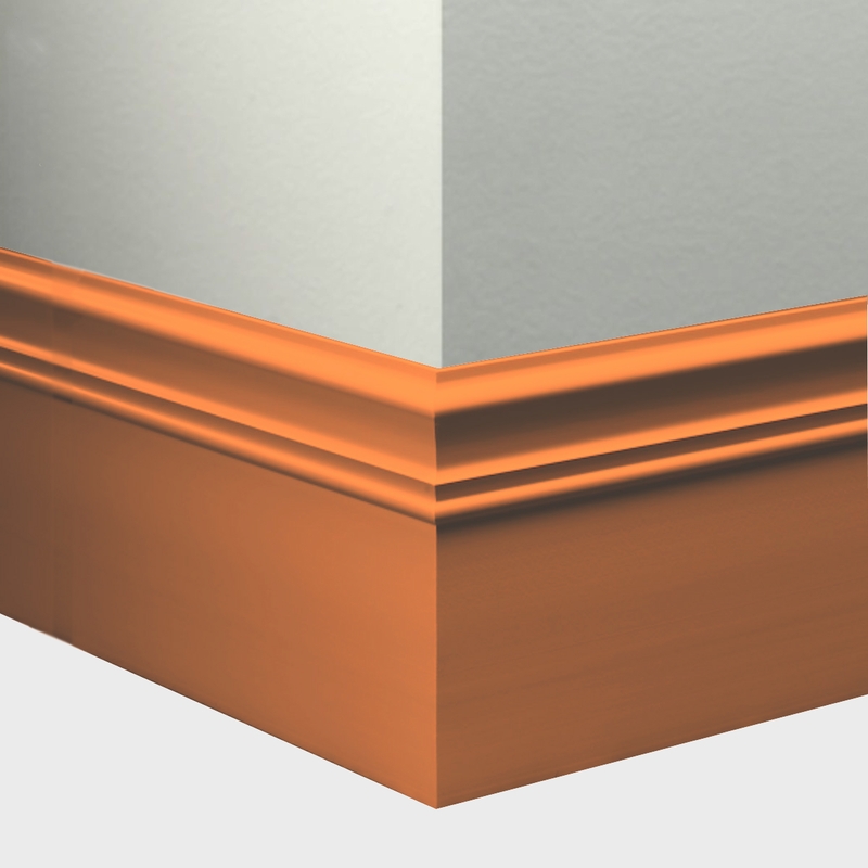 Tarkett Millwork Monarch Tangerine Tango 6" X 8'