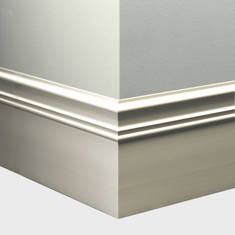 Tarkett Millwork Monarch White Sand 6 inch 8 feet