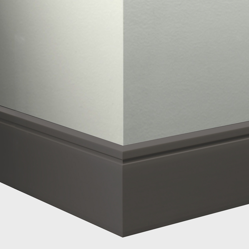 Tarkett Millwork Reveal Dark Brown 6 inch 8 feet