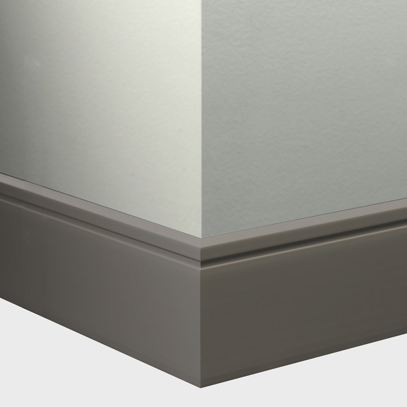 Tarkett Millwork Reveal Grey 6 inch 8 feet
