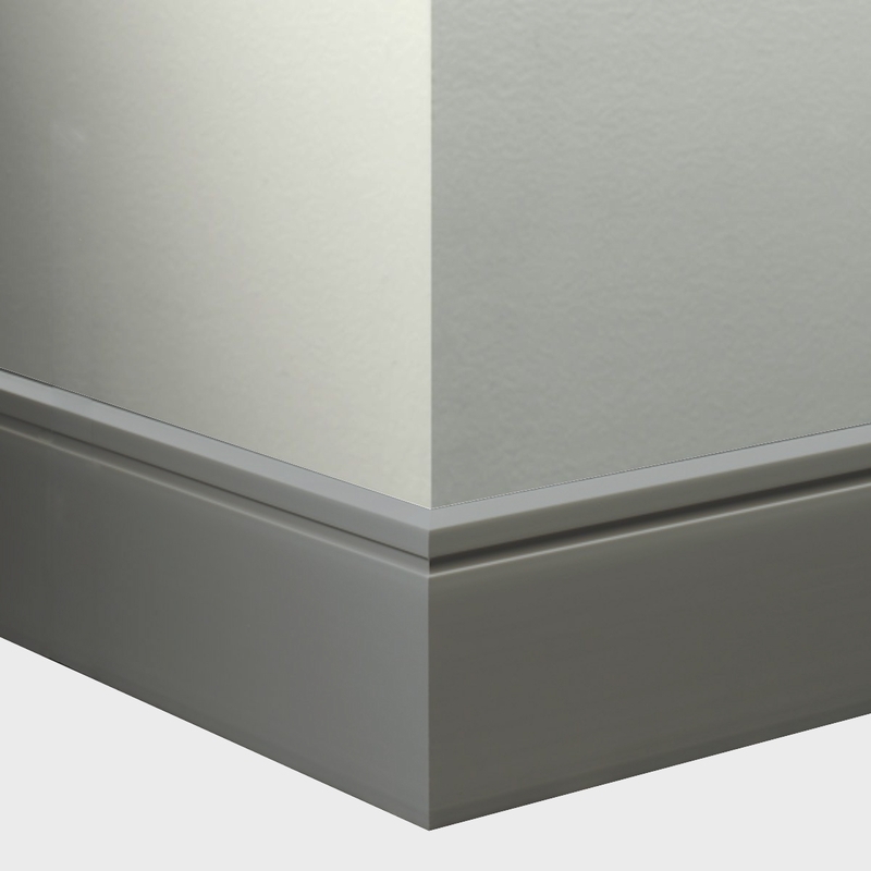 Tarkett Millwork Reveal Medium Grey 4 1/4 inch 8 feet