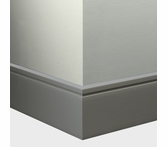 Tarkett Millwork Reveal Medium Grey 4 1/4 inch 8 feet