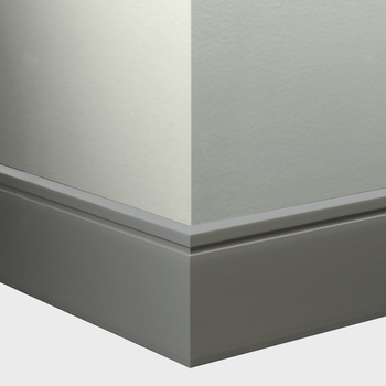Tarkett Millwork Reveal Medium Grey 6 inch 8 feet
