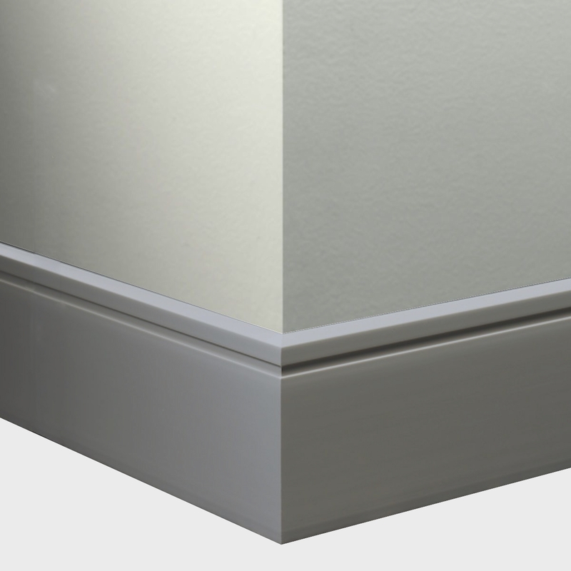 Tarkett Millwork Reveal Pewter 6 inch 8 feet