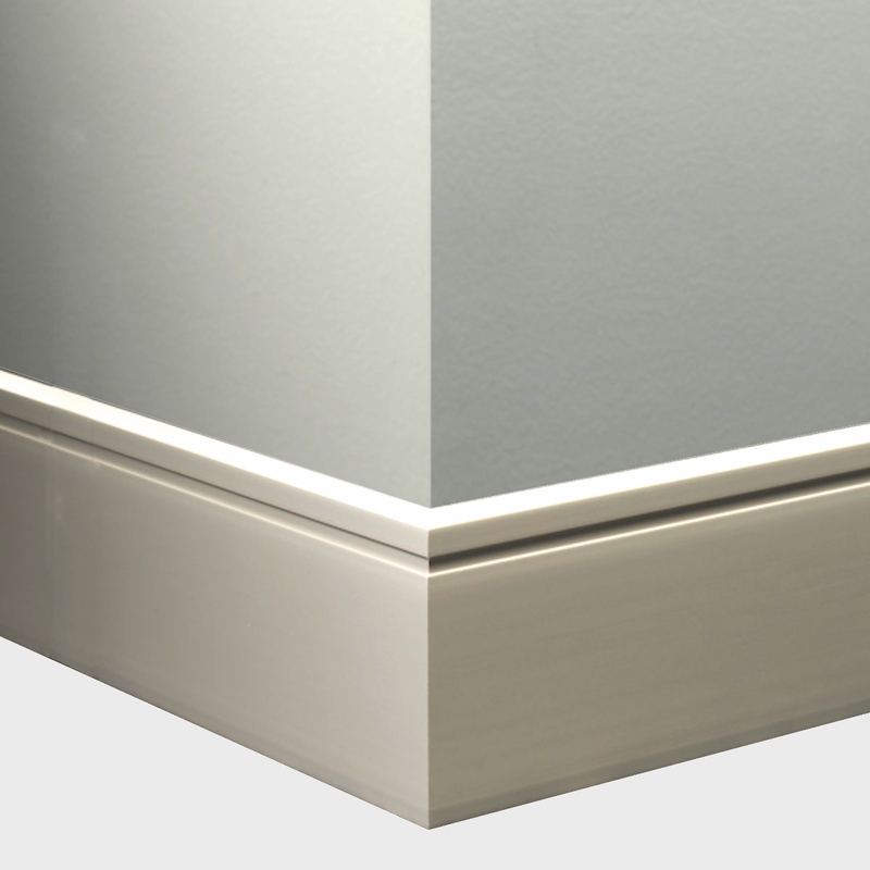 Tarkett Millwork Reveal Snow White 6 inch 8 feet