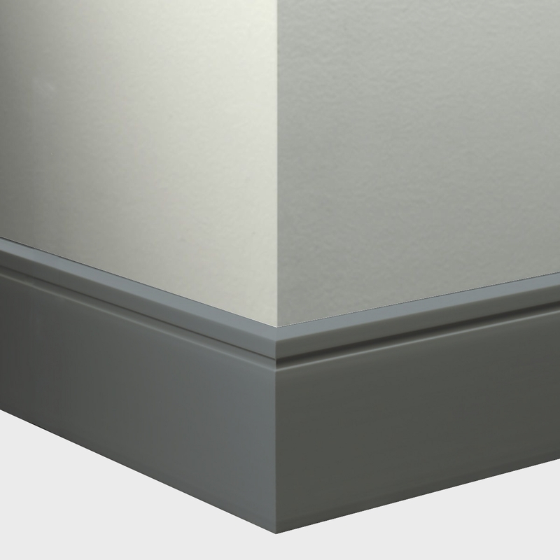 Tarkett Millwork Reveal Storm Cloud 6 inch 8 feet