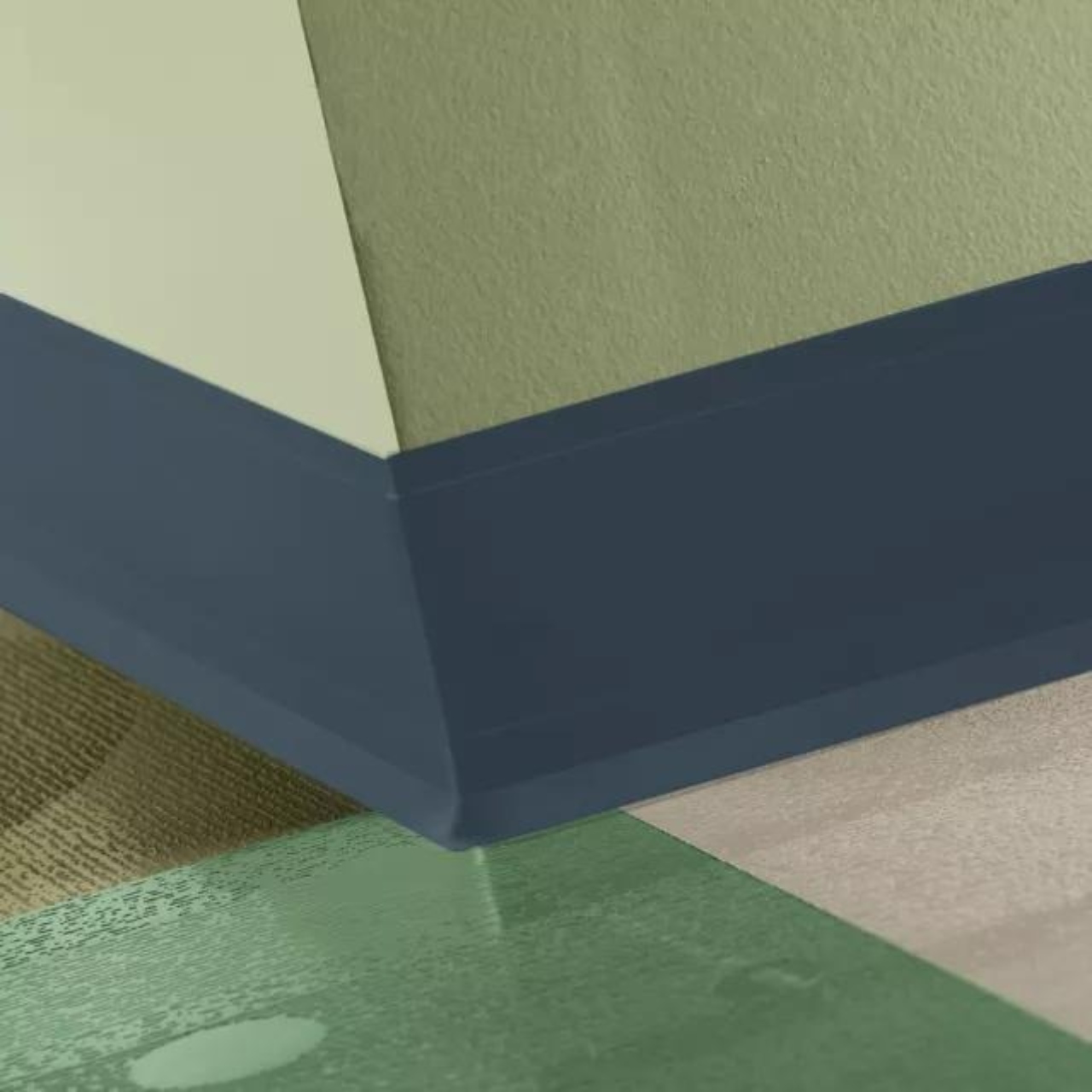 Tarkett Perceptions Contour Navy Blue 1/8 inch 4 inch 120 feet