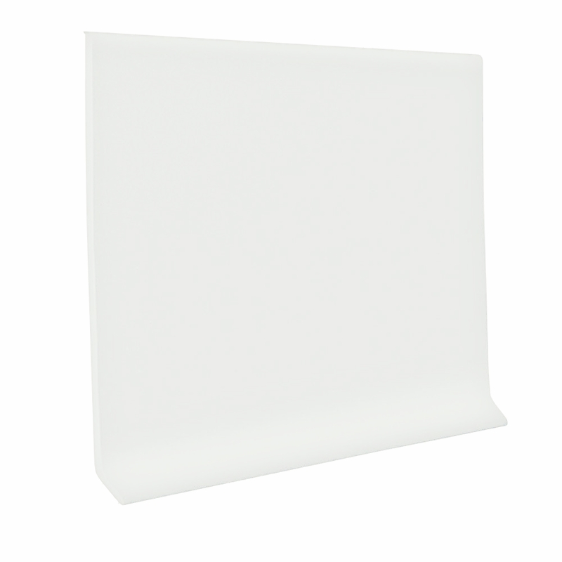 Tarkett Rubber Wall Base Icicle 1/8 inch 4 inch 120 feet