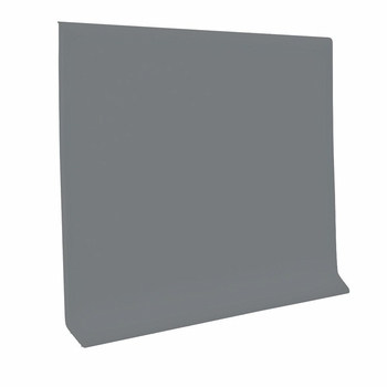 Tarkett Rubber Wall Base Medium Grey 1/8 inch 4 inch 120 feet