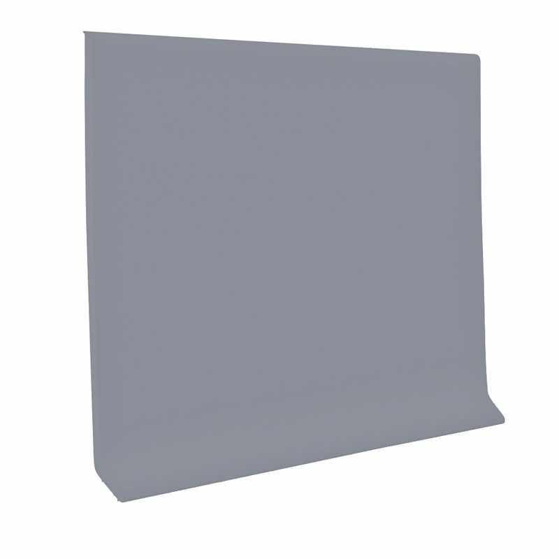 Tarkett Rubber Wall Base Pewter 1/8 inch 6 inch 100 feet