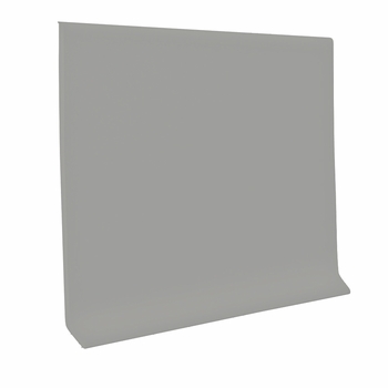 Tarkett Rubber Wall Base Silver Grey 1/8 inch 4 inch 120 feet