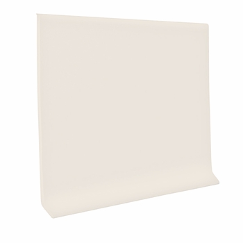 Tarkett Rubber Wall Base Snow White 1/8 inch 4 inch 120 feet
