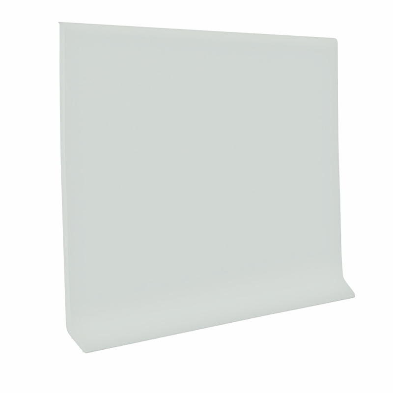 Tarkett Rubber Wall Base White 1/8 inch 6 inch 100 feet