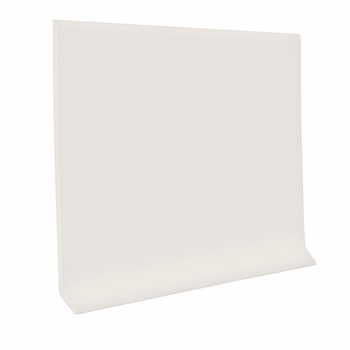 Tarkett Rubber Wall Base White Sand 1/8 inch 4 inch 120 feet
