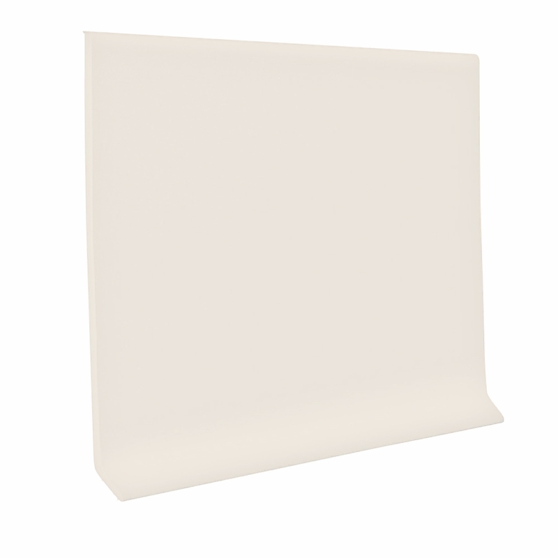 Tarkett Vinyl Wall Base Snow White 1/8 inch 4 inch 120 feet