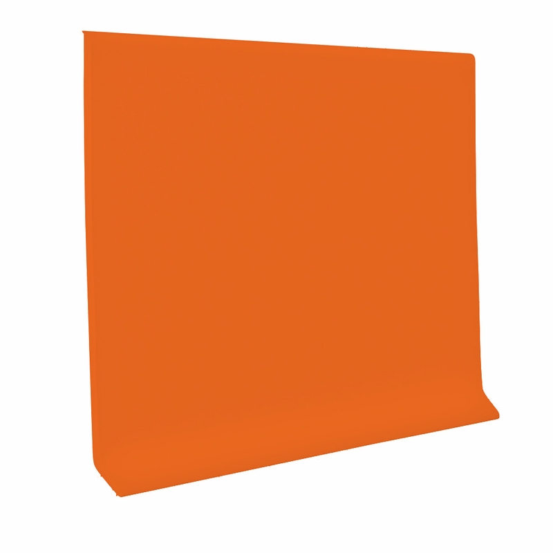 Tarkett Vinyl Wall Base Tangerine Tango .080