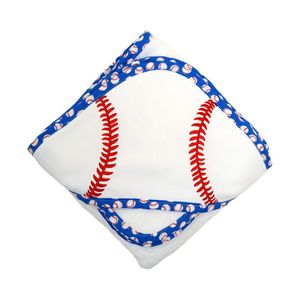 3 Marthas Boutique Hooded Towel and Washcloth - Baseball - 2