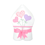 3 Marthas Everykid Hooded Towel - Hearts