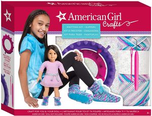 American Girl Slippers Knitting Kit by Fashion Angels