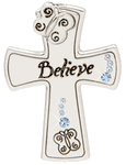 Believe Cross Silver Key Finder by Finders Key Purse