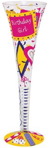 Birthday Girl Champagne Glass by Lolita