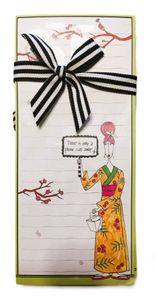 Dinner is only a phone call away Memo Pad by Dolly Mama