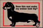 Does This Mat Make My Wiener Look Big Doormat