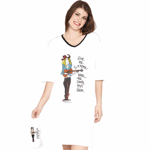 Emerson Street Nightshirt - Give me a home where the country boys roam