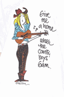 Emerson Street Nightshirt - Give me a home where the country boys roam