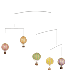 Flying the Skies Pastel Balloon Mobile