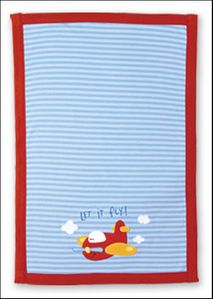 Stephen Joseph Airplane Baby Burp Cloth