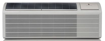 Friedrich PDE09K3SG 42" Packaged Terminal Air Conditioner with 9400 Cooling BTU, Electric Heat, DiamonBlue Corrosion Protection, 230/208 Volts and Antimicrobial Air Filter in White Friedrich PDE09K3SG 42" Packaged Terminal Air Conditioner with 9400 Cooling BTU, Electric Heat, DiamonBlue Corrosion Protection, 230/208 Volts and Antimicrobial Air Filter in White