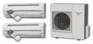 Friedrich M24DYF 24,000 BTU Dual Zone Wall-Mounted Ductless Split System with Heat Pump, Advanced Inverter Technology and Low Ambient Operation (2 x MW12Y3FM Indoor /MR24DY3F Outdoor)