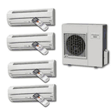 Friedrich M36QYF 35200 BTU 230/208V 15.0 SEER Four Zone Heat Pump Ductless Mini Split System