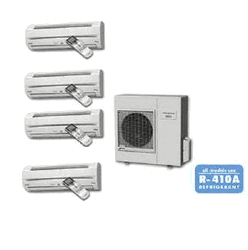 Friedrich M36TYF2 35,100 BTU 230/208V 15.0 SEER Tri-Zone Wall-Mounted Cool/Heat Pump Ductless Split System with Advanced Inverter Technology (3 x MW12Y3FM Indoor /MR36TQY3F Outdoor)