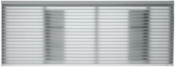 GE RAG67 Zoneline Aluminum Architectural Exterior Grille