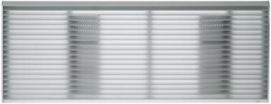 GE RAG67 Zoneline Aluminum Architectural Exterior Grille
