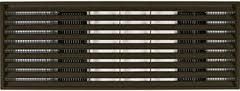 GE RAG63 Zoneline Dark Brown Architectural 42x16 Exterior PTAC Grille
