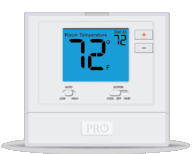 Pro1 T731 Wired PTAC Wall Thermostat