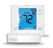 Pro1 T731W Wireless PTAC Wall Thermostat
