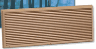 Reliable "Hurricane Impact" Thin PTAC Grilles