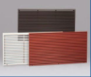Reliable Thin Line Custom Color Exterior PTAC Grilles