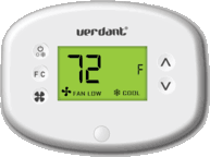 Verdant VX Series Energy Management Wall Thermostat with Motion Sensor 