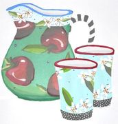 Apple Blossom Pitcher Set