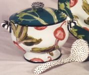 Beets Celery Soup Tureen