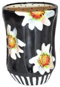 Daisy Watermelon Drinking Glass