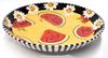 Daisy Watermelon Shallow Round Bowl Daisy Watermelon Shallow Round Bowl