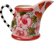 Hearts and Roses Pointed Pitcher